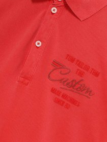 Поло Tom Tailor модель 1010769.XX.10_червоний Поло Tom Tailor модель 1010769.XX.10_червоний Фото