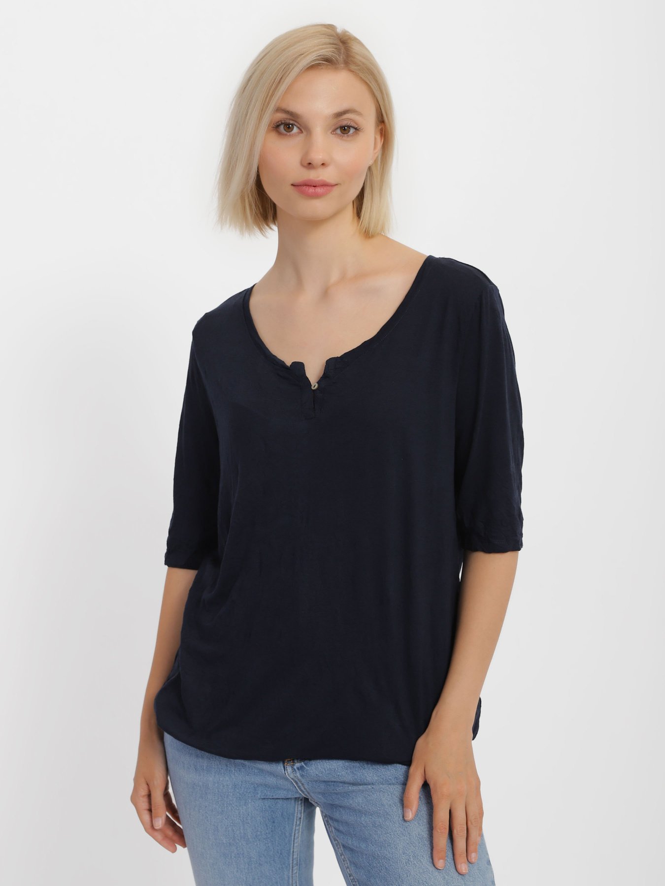 Блуза Tom Tailor модель 1011947.XX.70_т.синій Фото