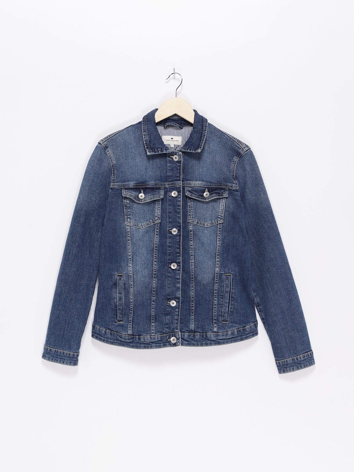 Джинсовая куртка Tom Tailor модель 1016402.XX.70_синій Фото