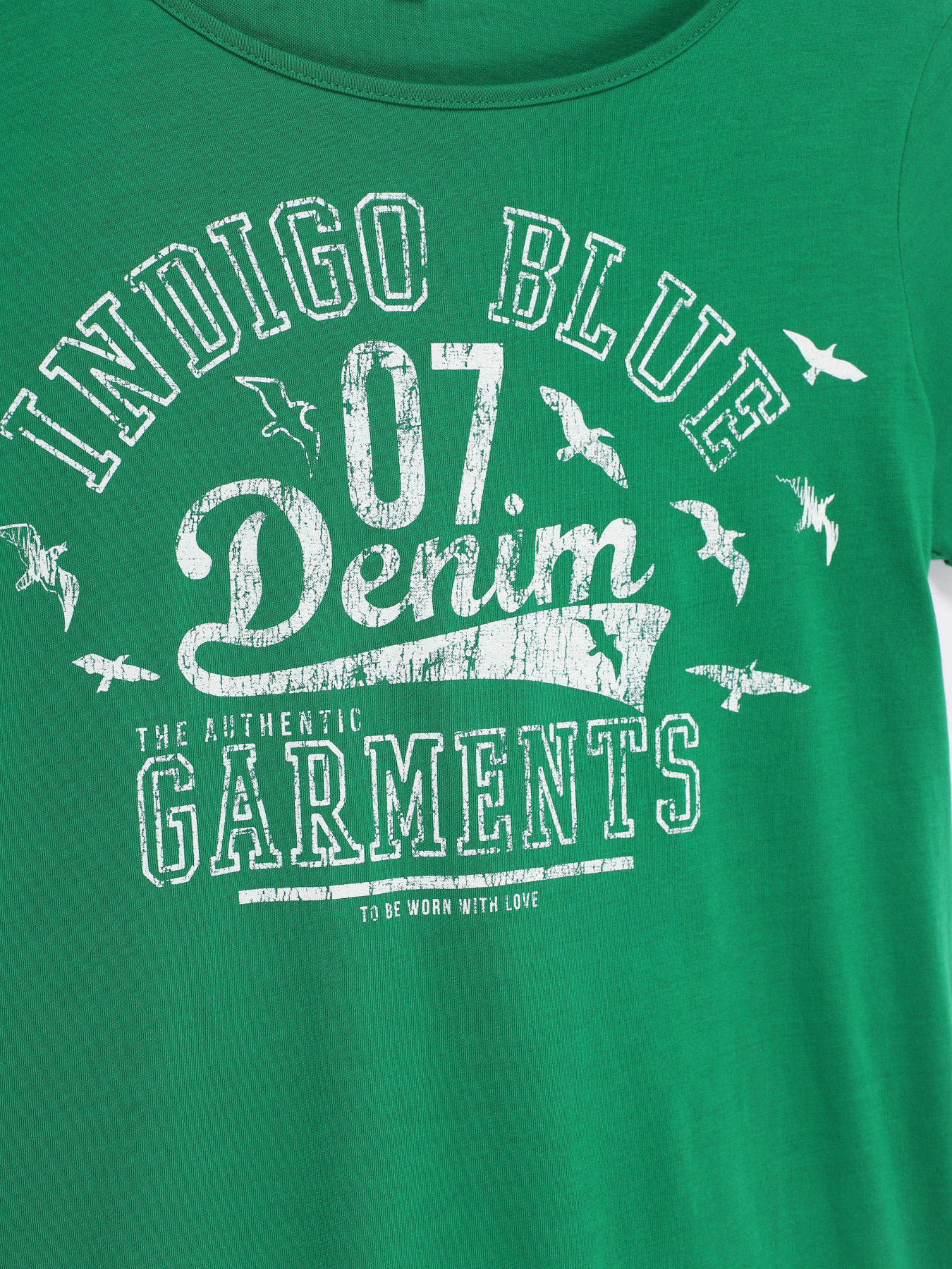 Футболка Tom Tailor модель 1018600.XX.71_зелений з білим Фото