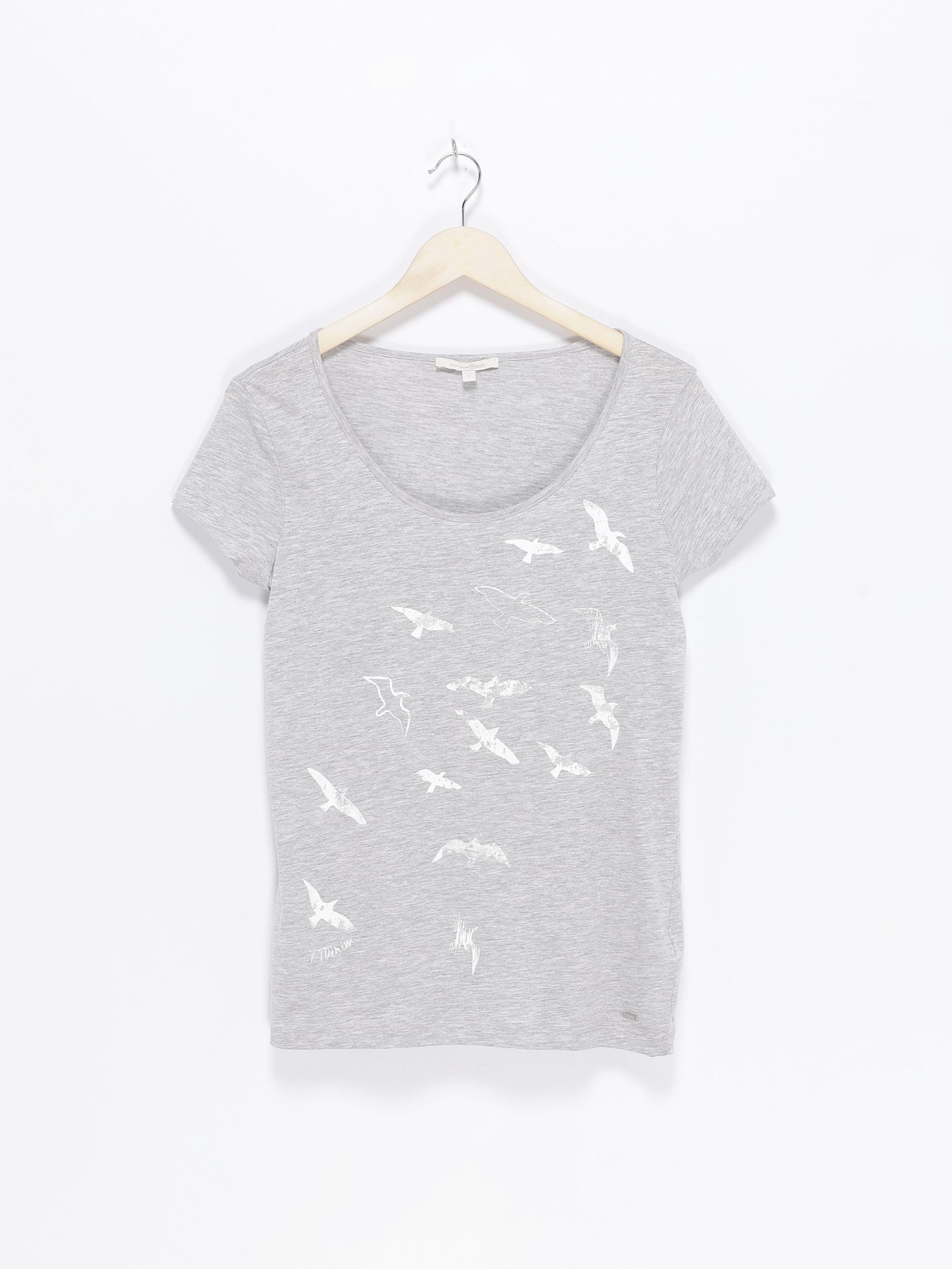 Футболка Tom Tailor модель 1018604.XX.71_сірий комб. Фото