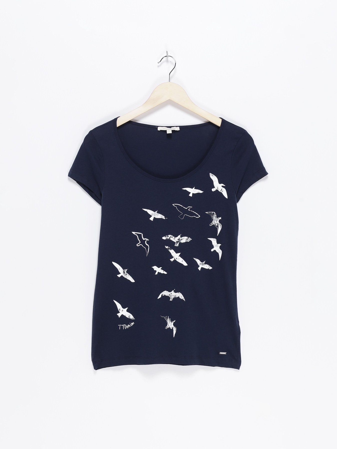 Футболка Tom Tailor модель 1018604.XX.71_т.синій комб. Футболка Tom Tailor модель 1018604.XX.71_т.синій комб. Фото