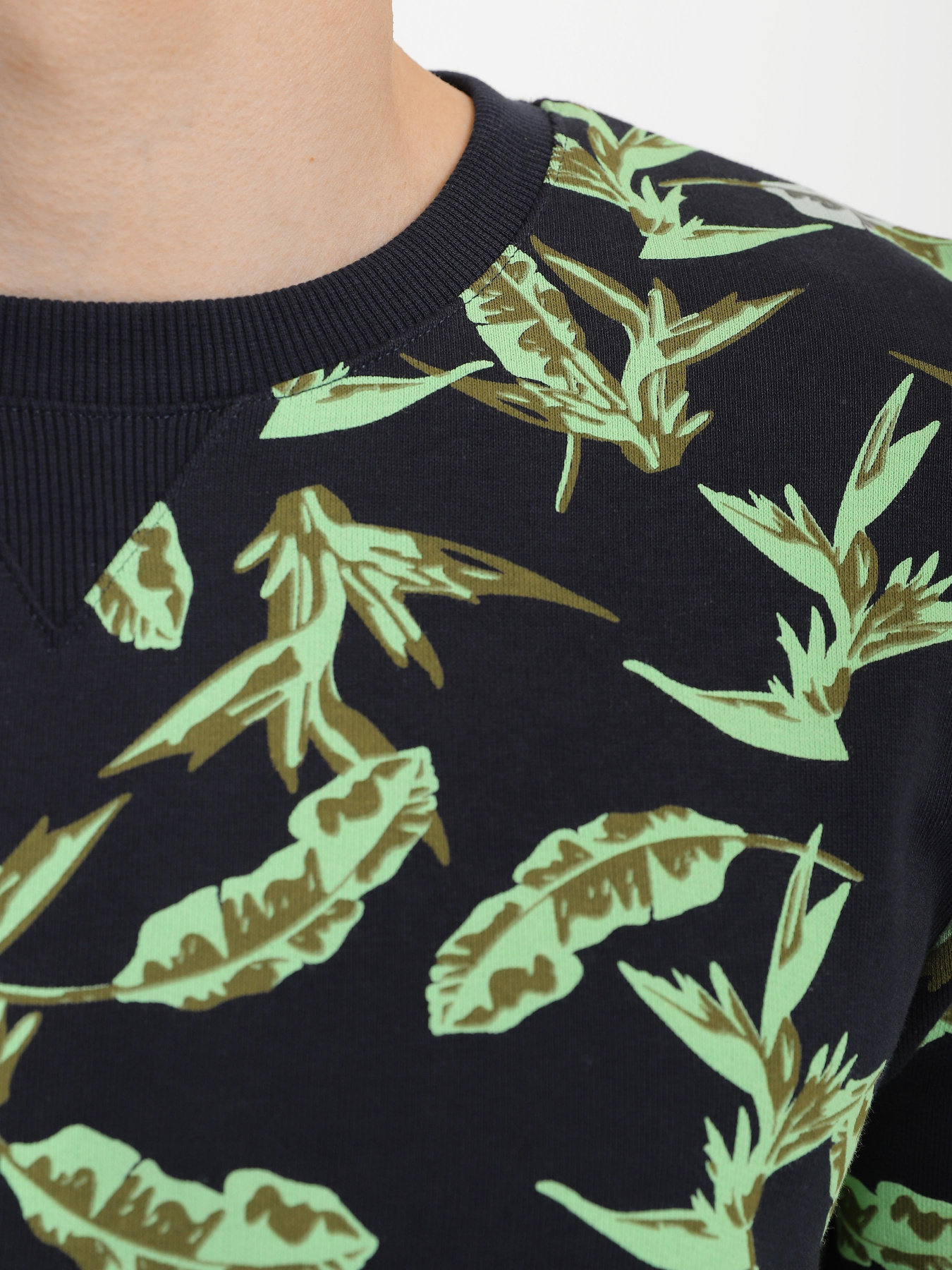 Свитшот Tom Tailor модель 1019077.XX.12_т.синій комб. Фото