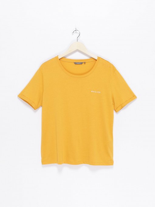 Футболка Tom Tailor модель 1019619.XX.77_жовтий Фото