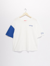 Футболка Truu модель T19101516_білий з синім Фото