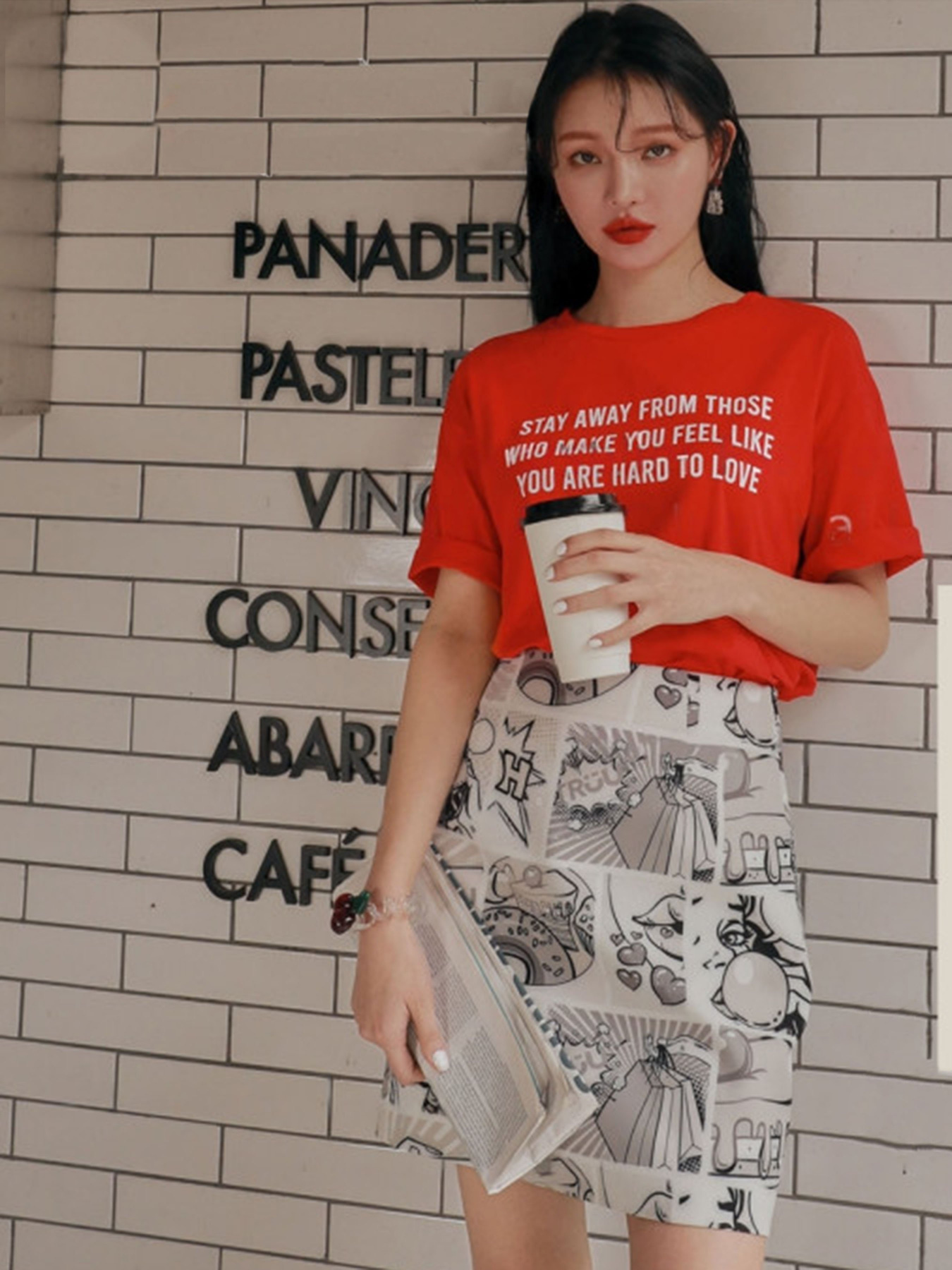 Спідниця міні Truu Модель T20116501_білий комб. Фото