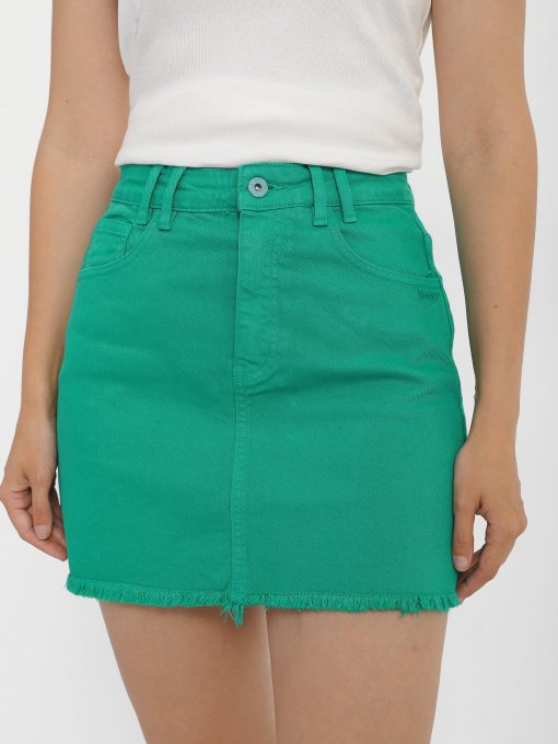 Юбка мини Truu модель T20137504_зелений Фото