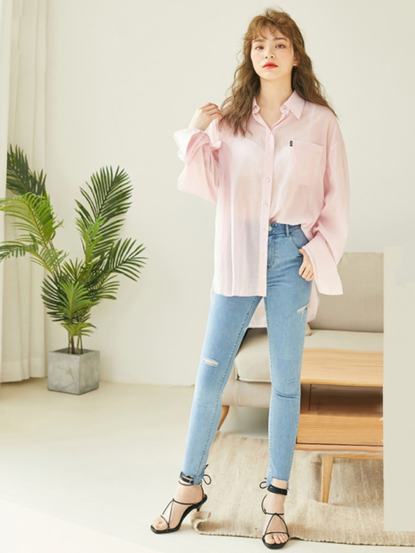 Скіні джинси Truu Модель T20149501_синій Фото