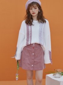 Спідниця міні Truu модель T19316505_рожевий Фото