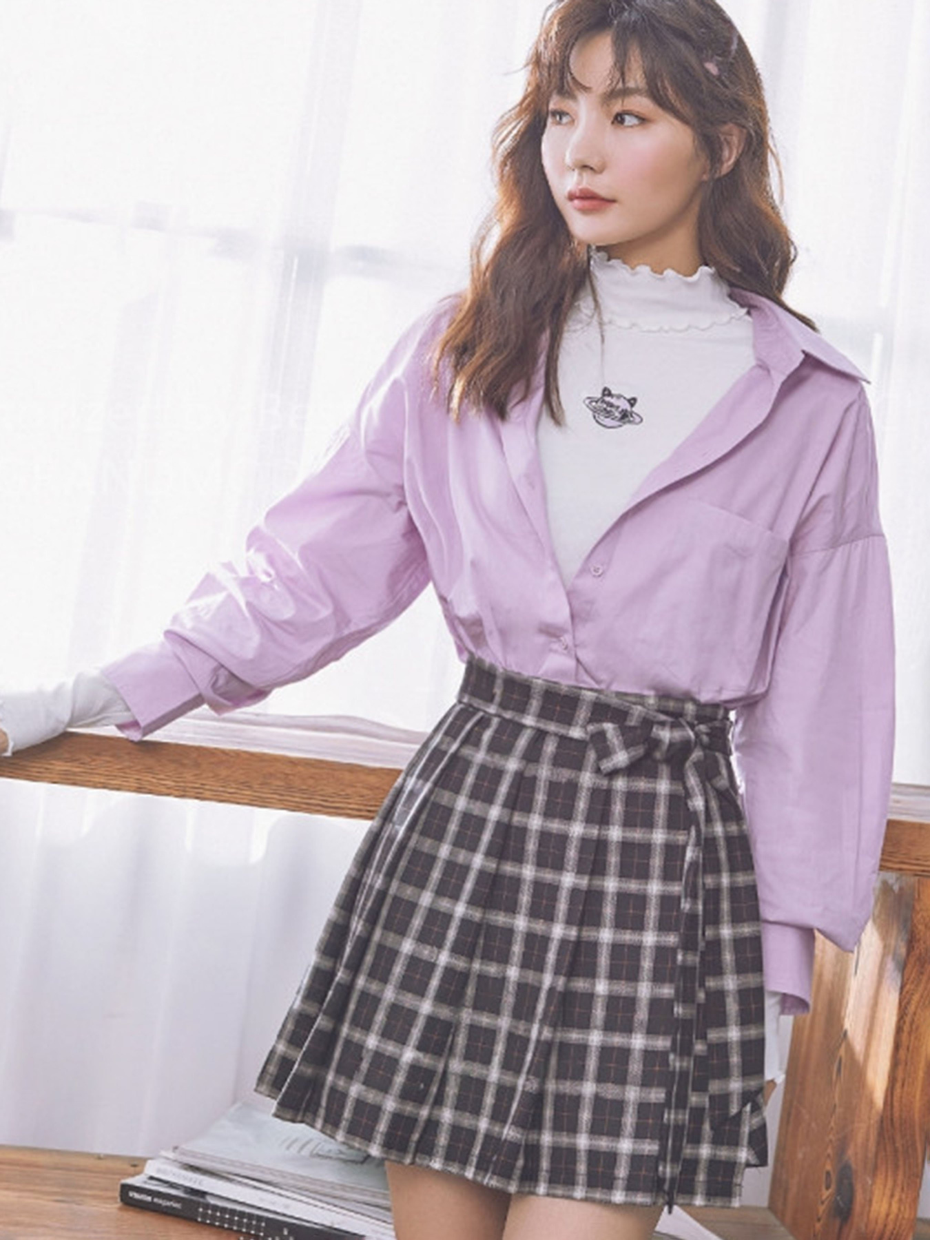 Спідниця міні Truu Модель T19316506_чорний комб. Фото