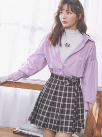 Спідниця міні Truu модель T19316506_чорний комб. Фото