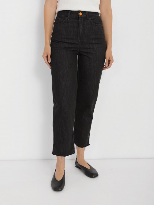 Прямые джинсы Truu модель T19349509_т.сірий Фото