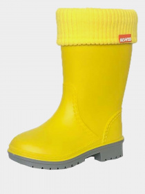Сапоги резиновые Alisa Line модель WIN 801 жовтий Фото