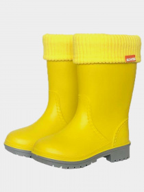 Сапоги резиновые Alisa Line модель WIN 801 жовтий Фото