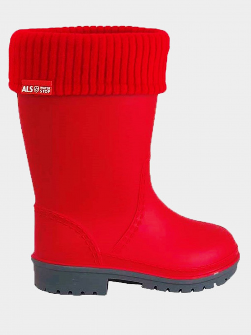 Сапоги резиновые Alisa Line модель WIN 801 червоний Фото