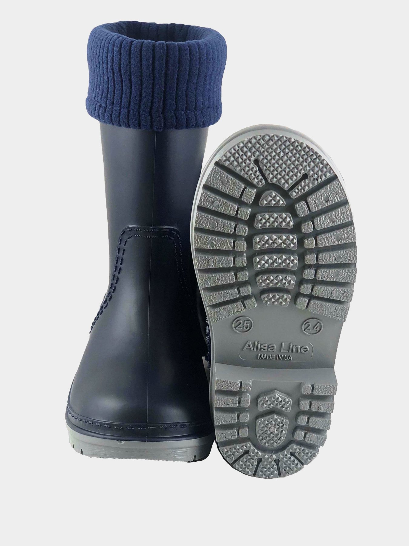 Чоботи гумові Alisa Line модель WIN 801 синій Фото