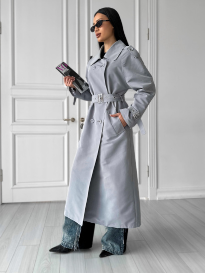 Тренч Jadone Fashion модель Trench Kheyla Siro-blakytnyy — фото 3 - INTERTOP