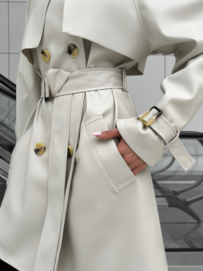 Тренч Jadone Fashion модель Trench_Nekst_bila — фото 4 - INTERTOP