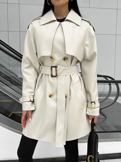 Тренч Jadone Fashion модель Trench_Nekst_bila — фото 5 - INTERTOP