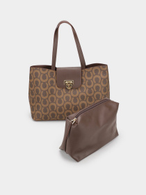 Шоппер US Polo модель US21507 BROWN-BROWN Фото