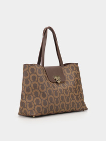 Шоппер US Polo модель US21507 BROWN-BROWN Фото