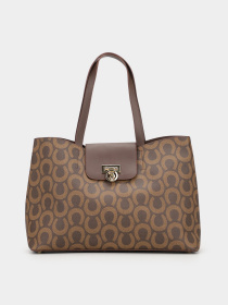 Шопер US Polo модель US21507 BROWN-BROWN Фото