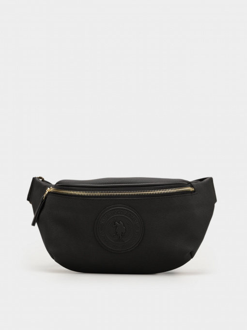 Поясная сумка US Polo модель US21823 BLACK-BLACK Фото