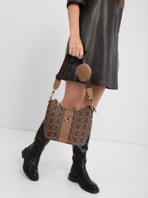 Кросс-боди US Polo модель US21549 BROWN-L.BROWN Фото