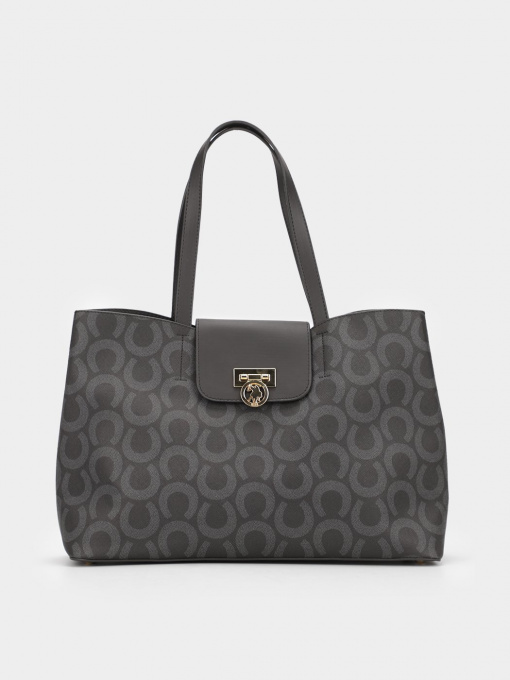 Шоппер US Polo модель US21507 BLACK-BLACK Фото