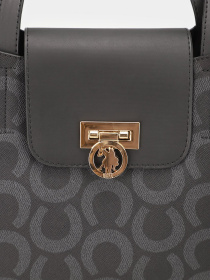 Шопер US Polo модель US21507 BLACK-BLACK Фото