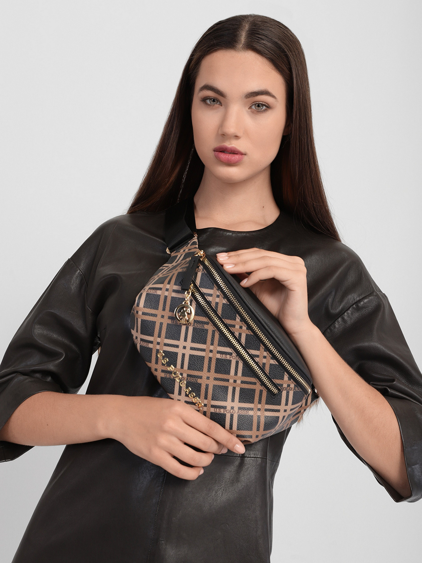 Поясна сумка US Polo модель US21752 BLACK Фото