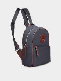 Рюкзаки US Polo модель US21820 NAVY-BURGUNDY Фото