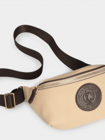 Поясная сумка US Polo модель US21823 BEIGE-BROWN Фото