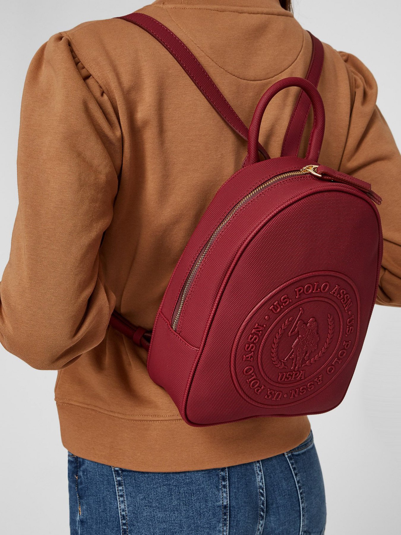 Повседневный рюкзак US Polo модель US21344 BURGUNDY Повседневный рюкзак US Polo модель US21344 BURGUNDY Фото