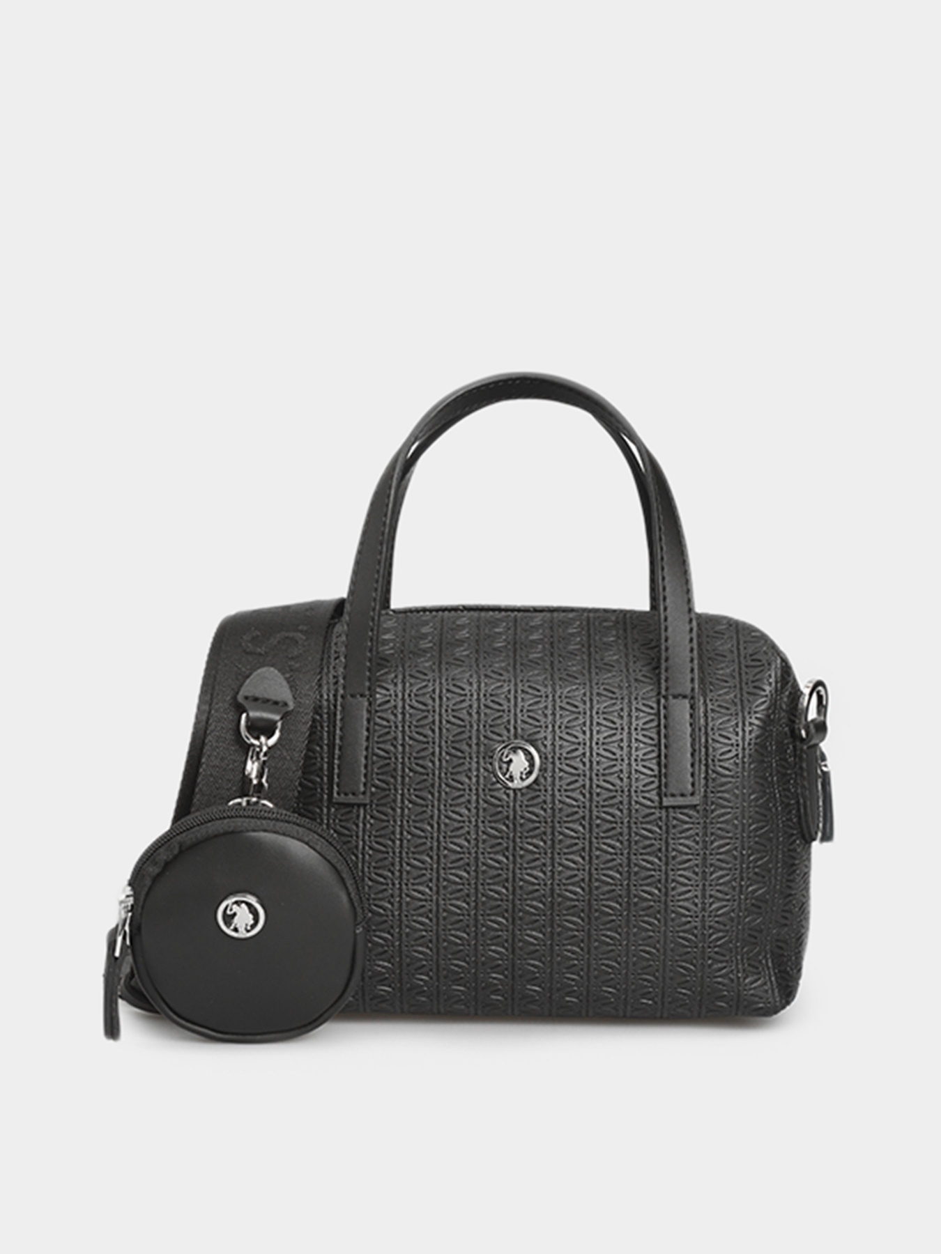Сумка US Polo Модель US21595 BLACK-BLACK Фото