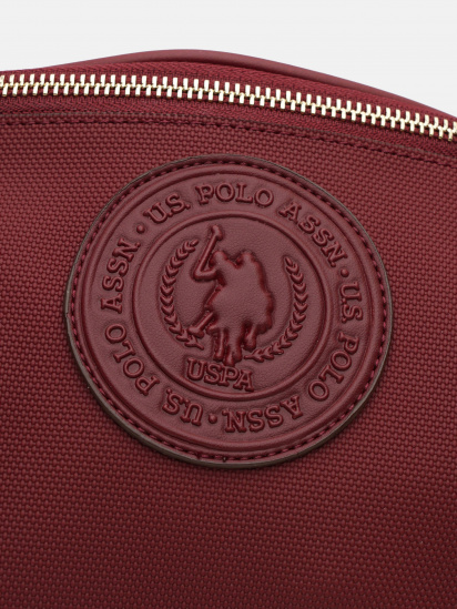 Поясна сумка US Polo модель US21823 BURGUNDY — фото 4 - INTERTOP