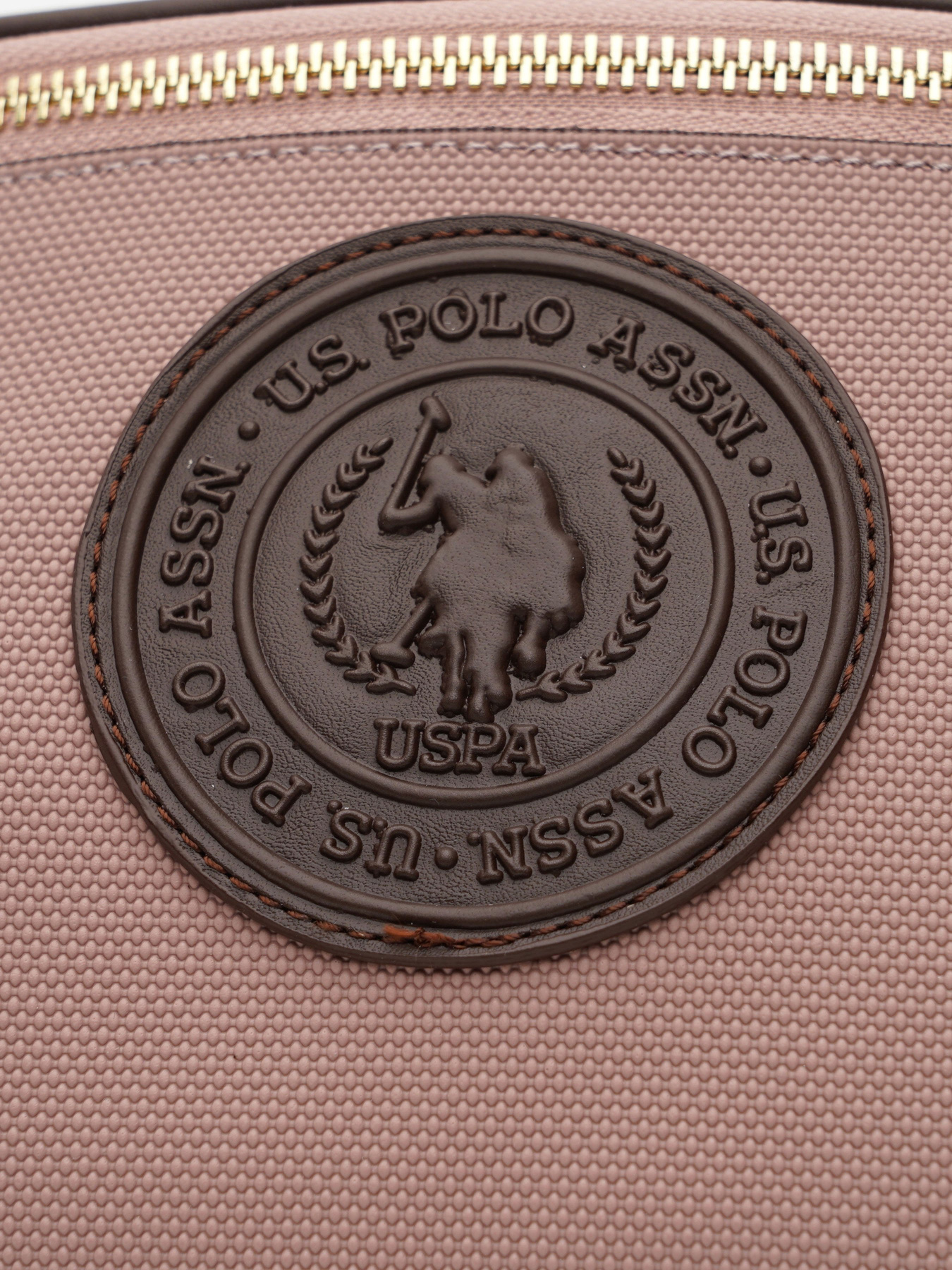 Поясная сумка US Polo модель US21823 LILAC-BROWN Фото