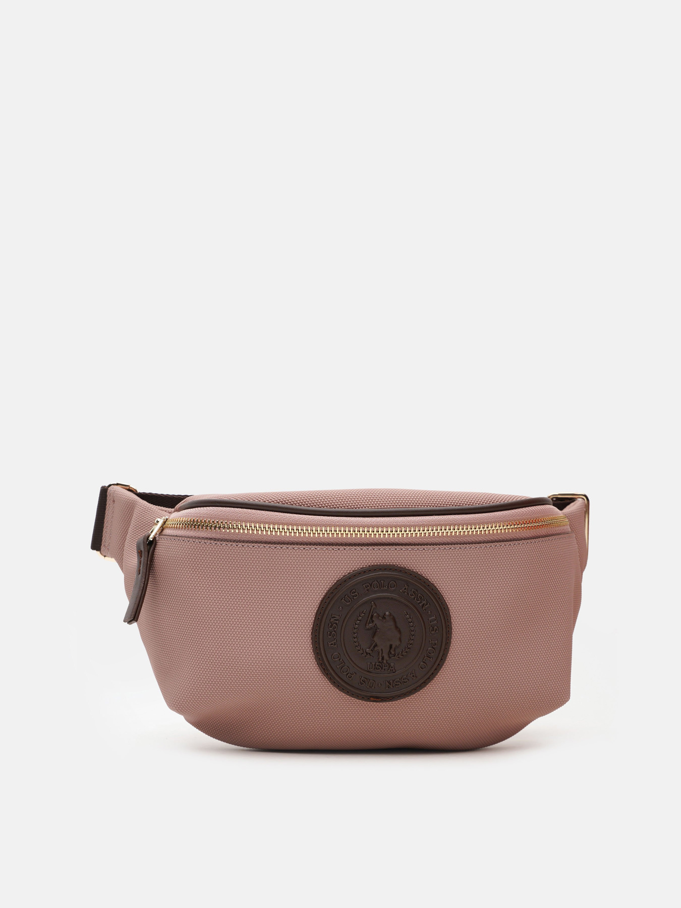 Поясна сумка US Polo модель US21823 LILAC-BROWN Фото