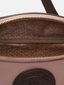 Поясна сумка US Polo модель US21823 LILAC-BROWN Фото