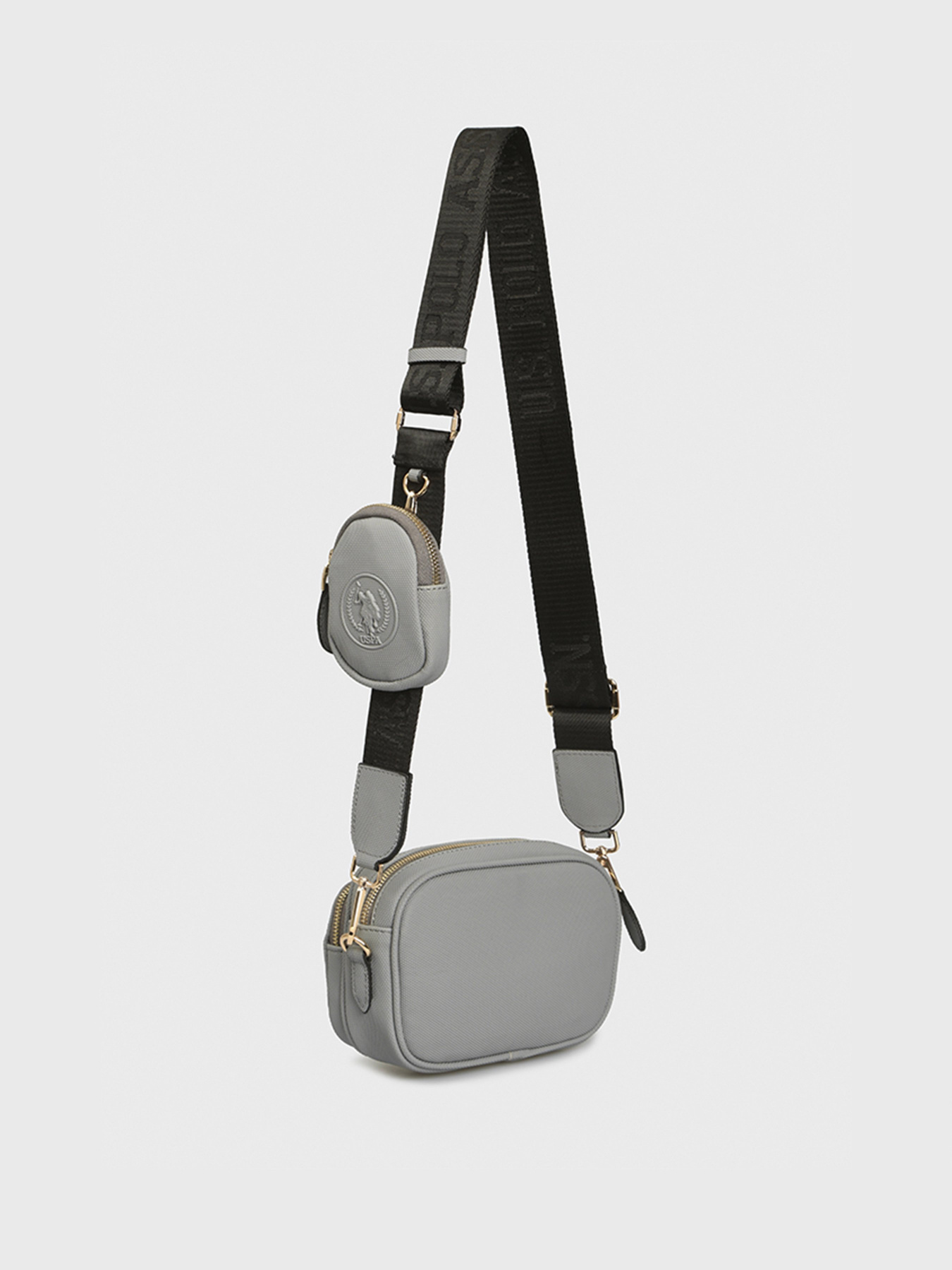 Кросс-боди US Polo модель US8483 D.GREY Фото