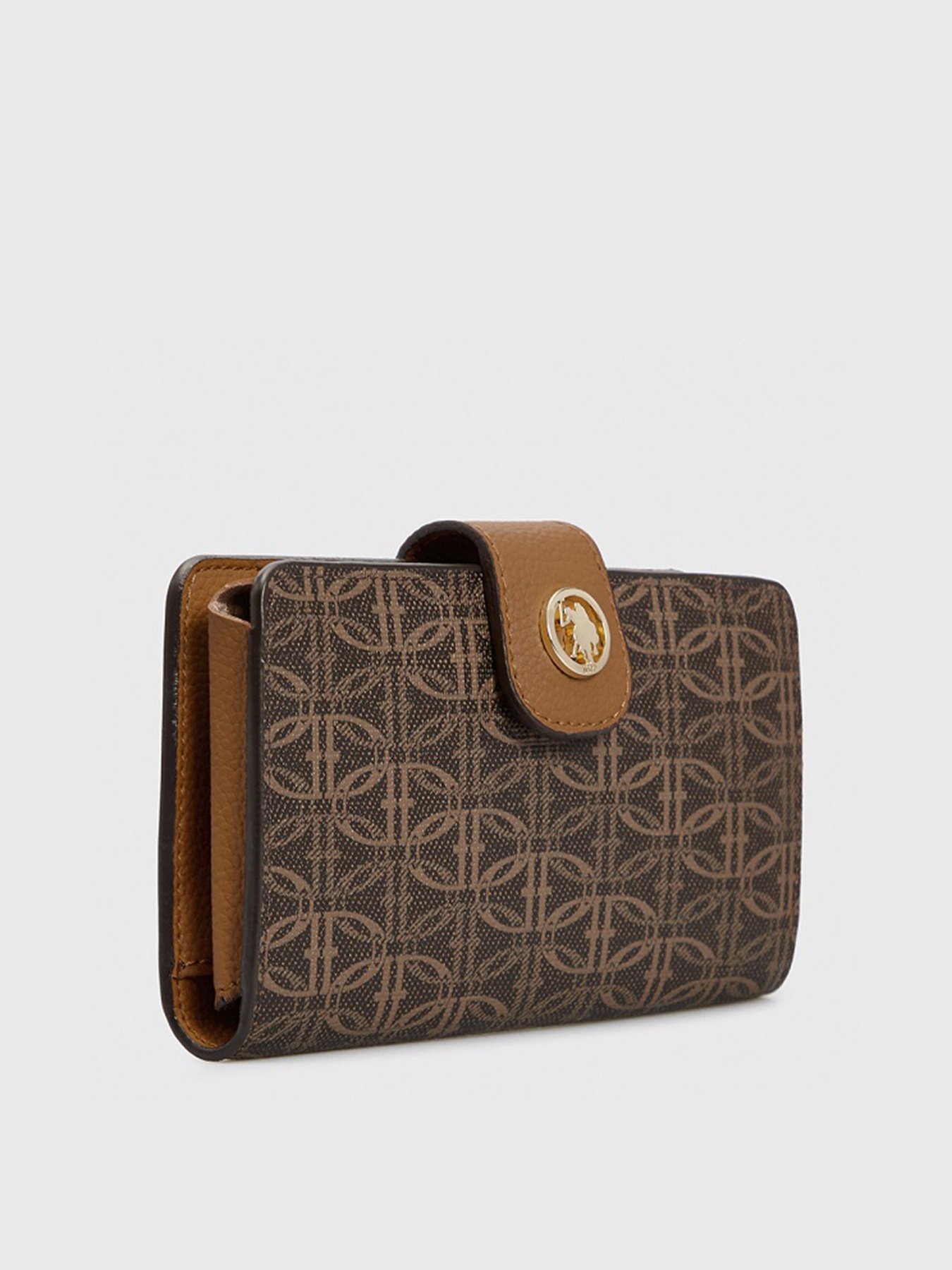 Гаманець US Polo модель USC21884 BROWN-BROWN Фото