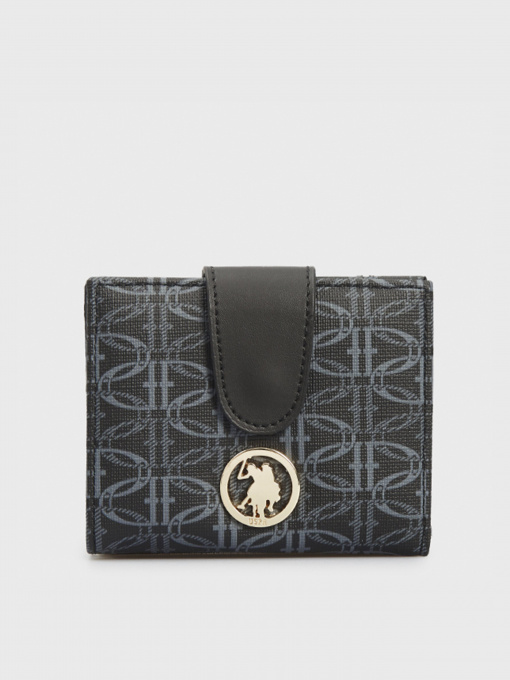 Кошелек US Polo модель USC21892 BLACK-BLACK Фото
