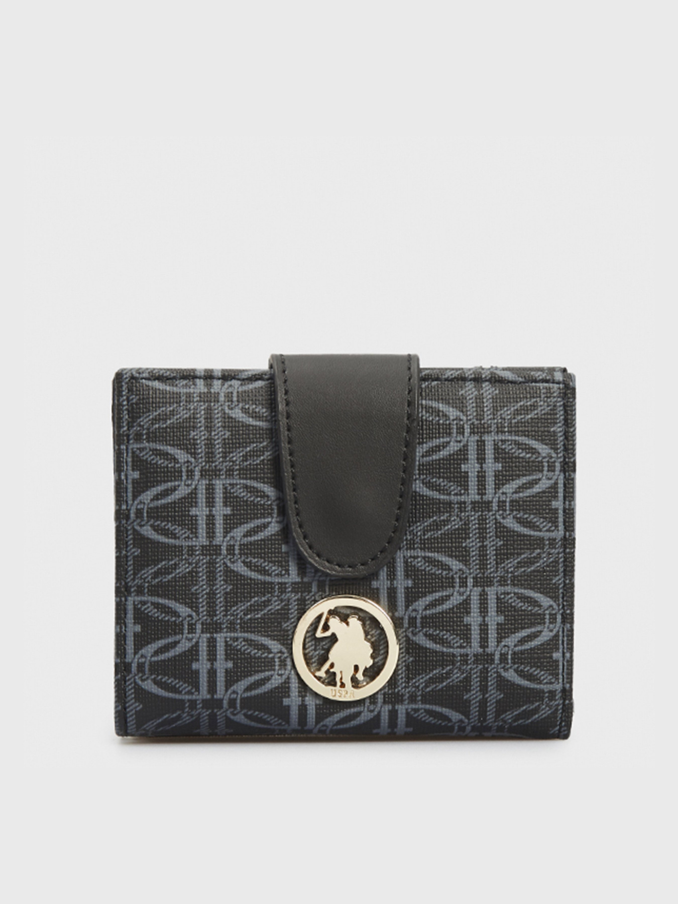 Гаманець US Polo модель USC21892 BLACK-BLACK Фото