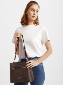 Кросс-боди US Polo модель US8412 BROWN-BROWN Фото