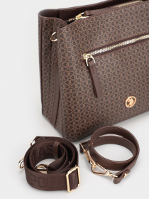 Крос-боді US Polo модель US8412 BROWN-BROWN Фото