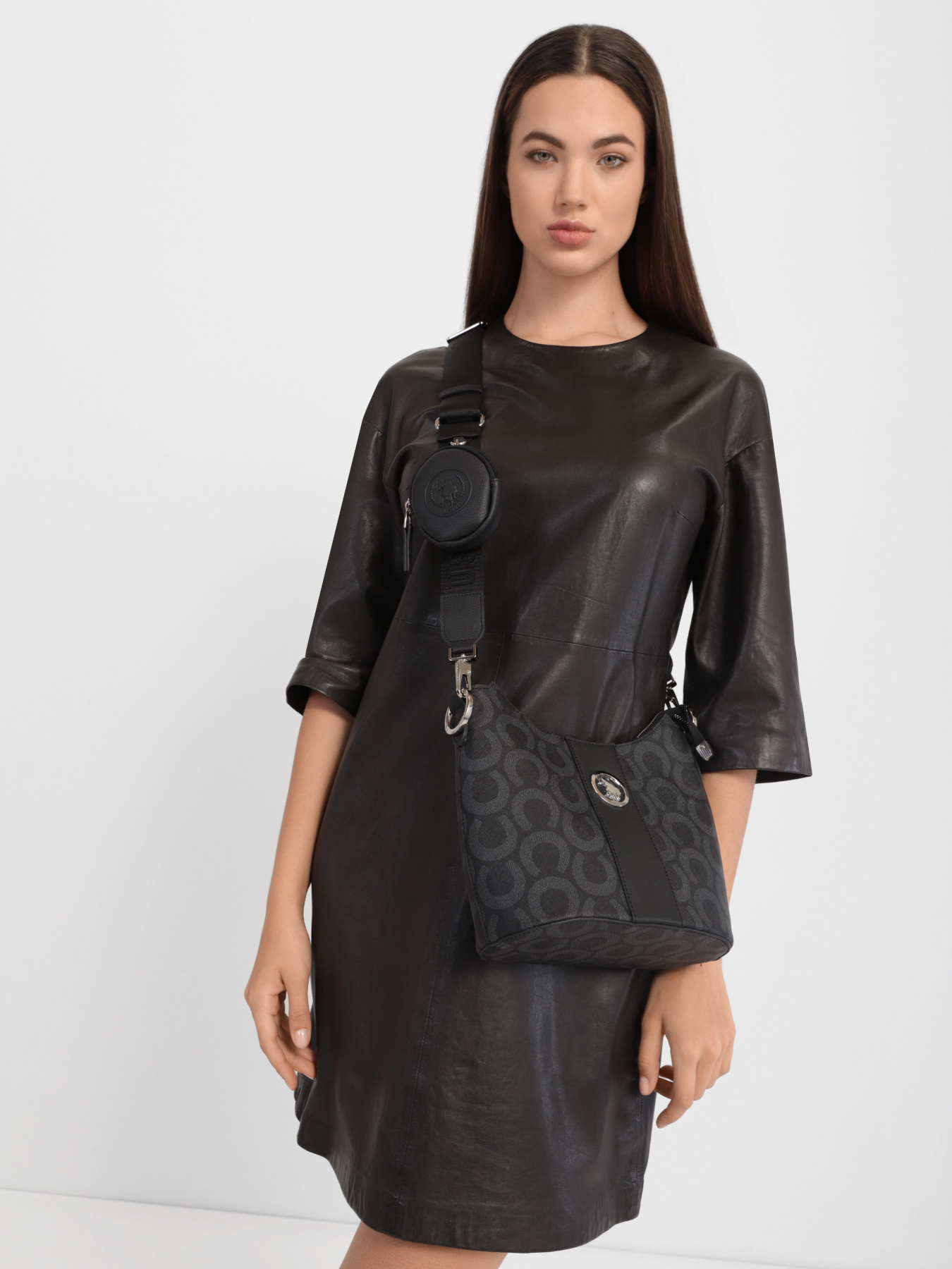 Кросс-боди US Polo модель US21549 BLACK-BLACK Фото