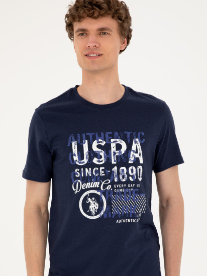 Футболка US Polo модель USPAINT.1573115.VR033 — фото 3 - INTERTOP