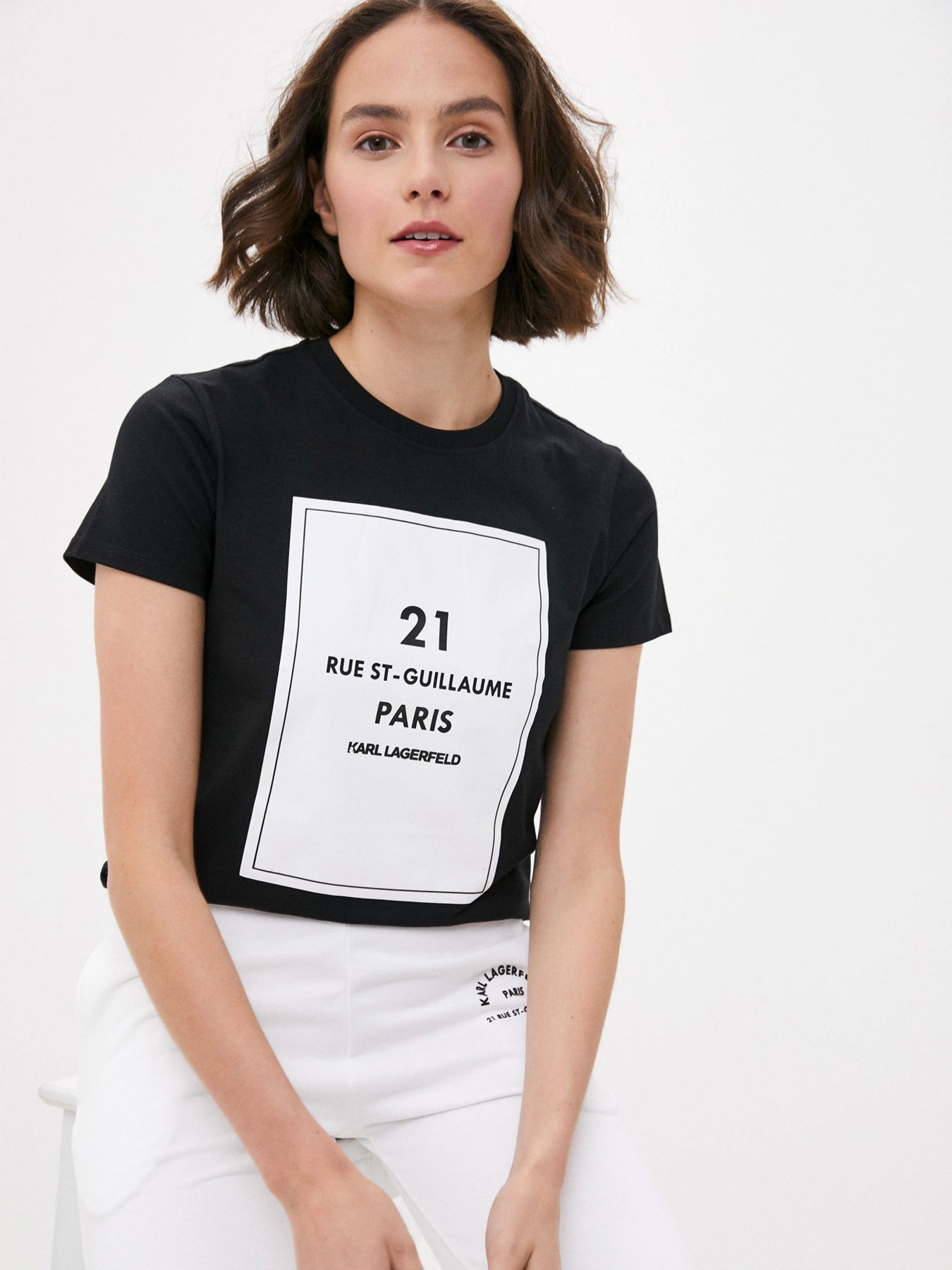 Футболки и поло Karl Lagerfeld модель 205W1711_999_0041 Фото