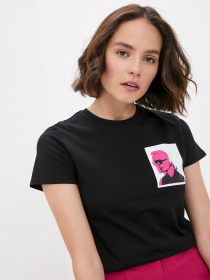 Футболки и поло Karl Lagerfeld модель 205W1716_999_0041 Фото