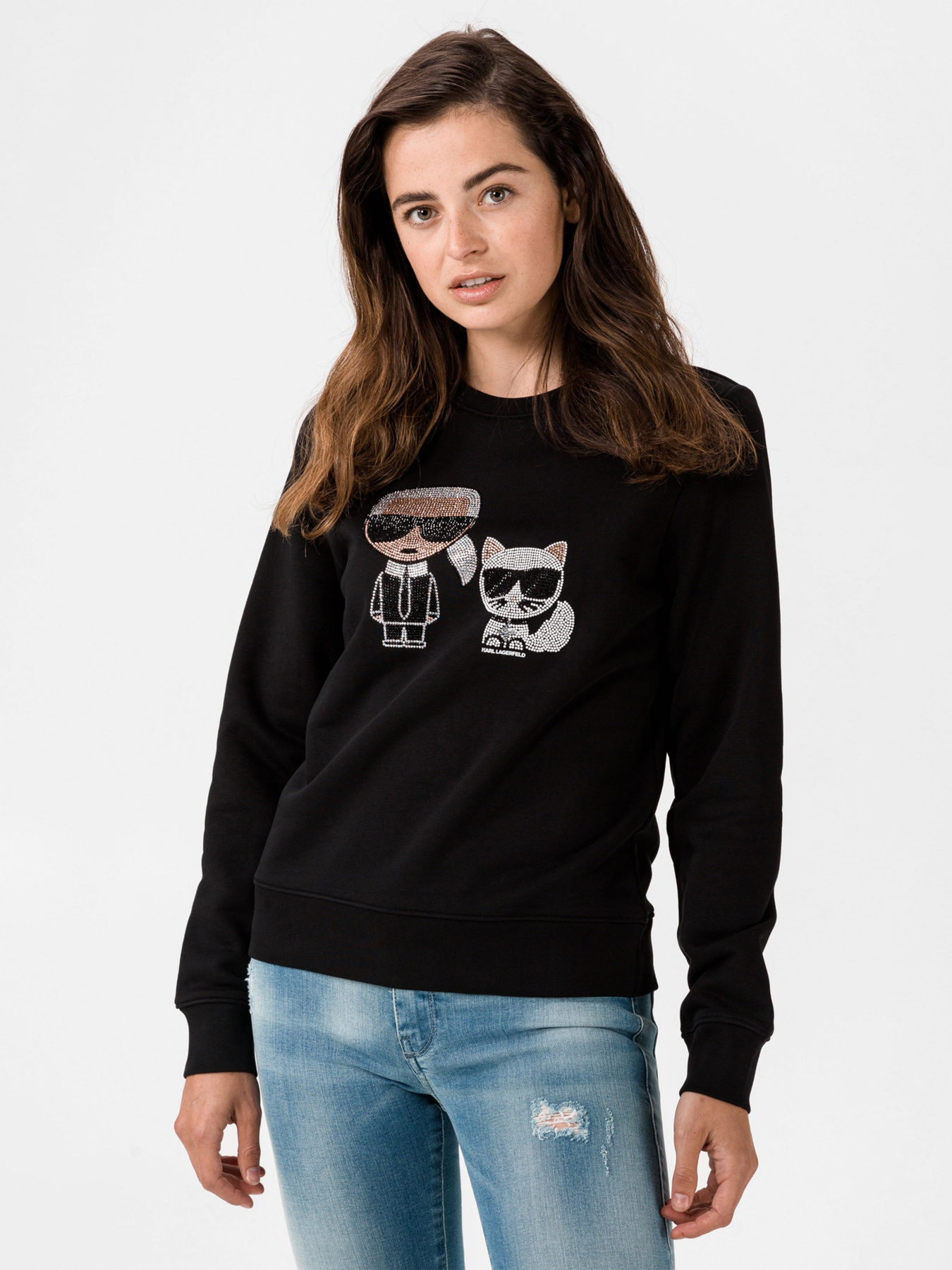 Свитшот Karl Lagerfeld Ikonik модель 205W1805_999_0041 Фото